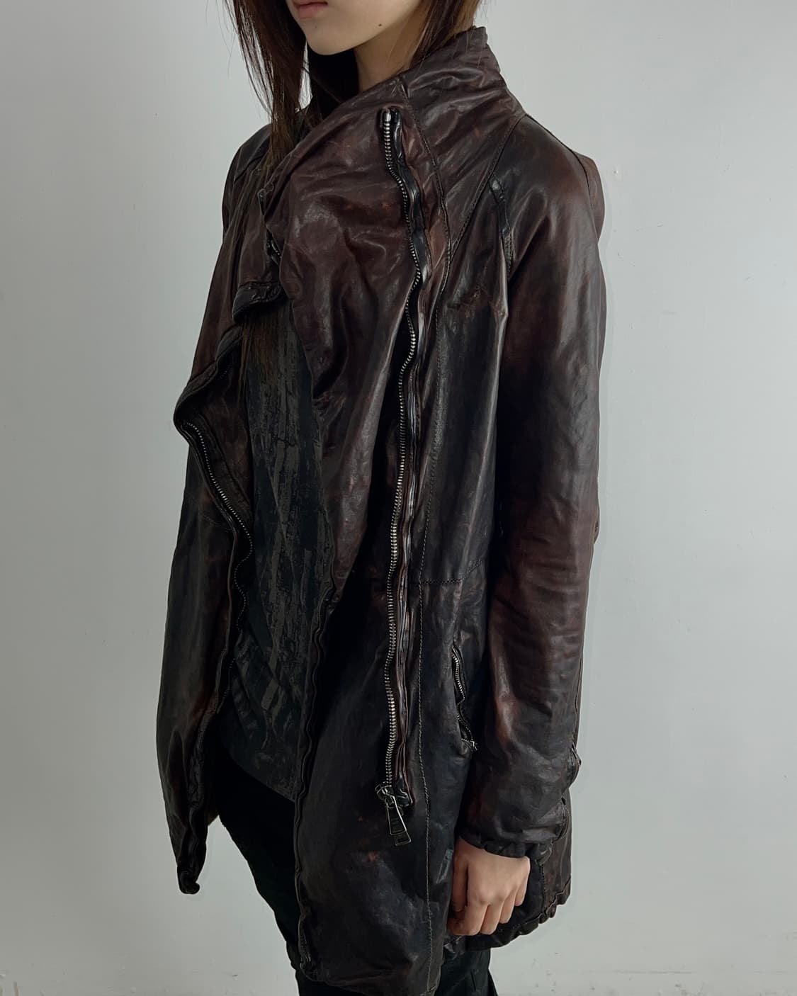 조르지오 브라토 (Giorgio Brato) 레더 자켓 상품이미지4