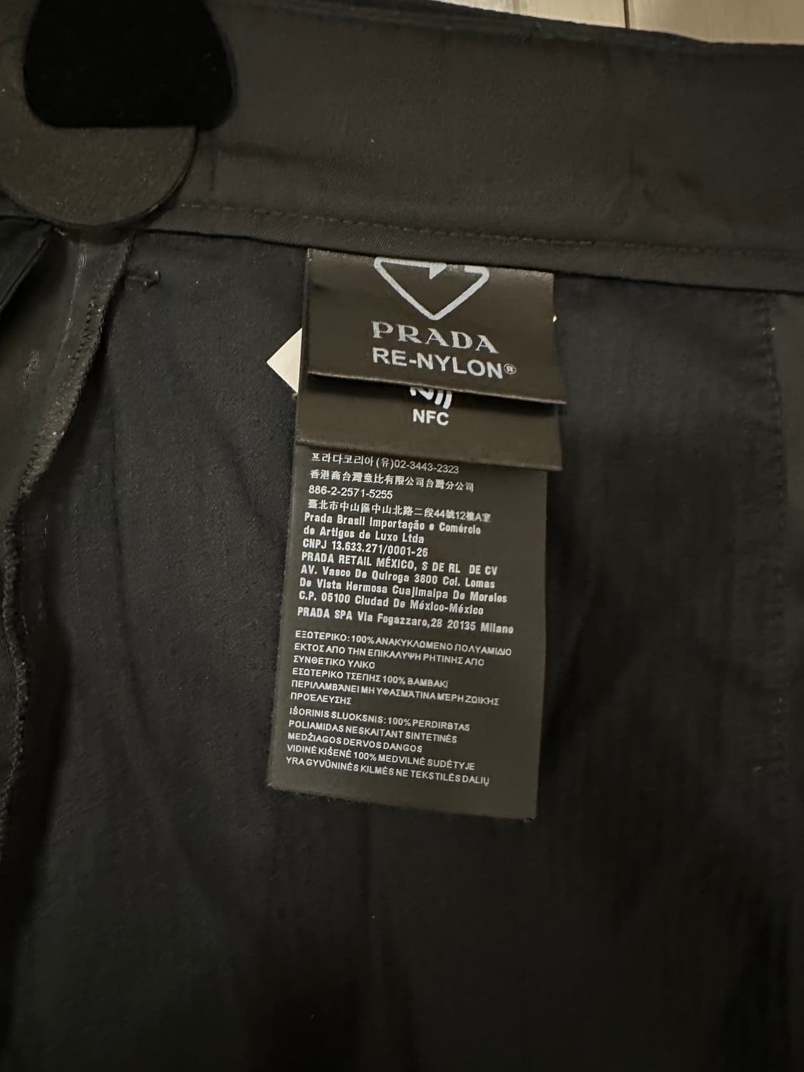 프라다 리나일론 버뮤다 팬츠 46 사이즈 상품이미지7