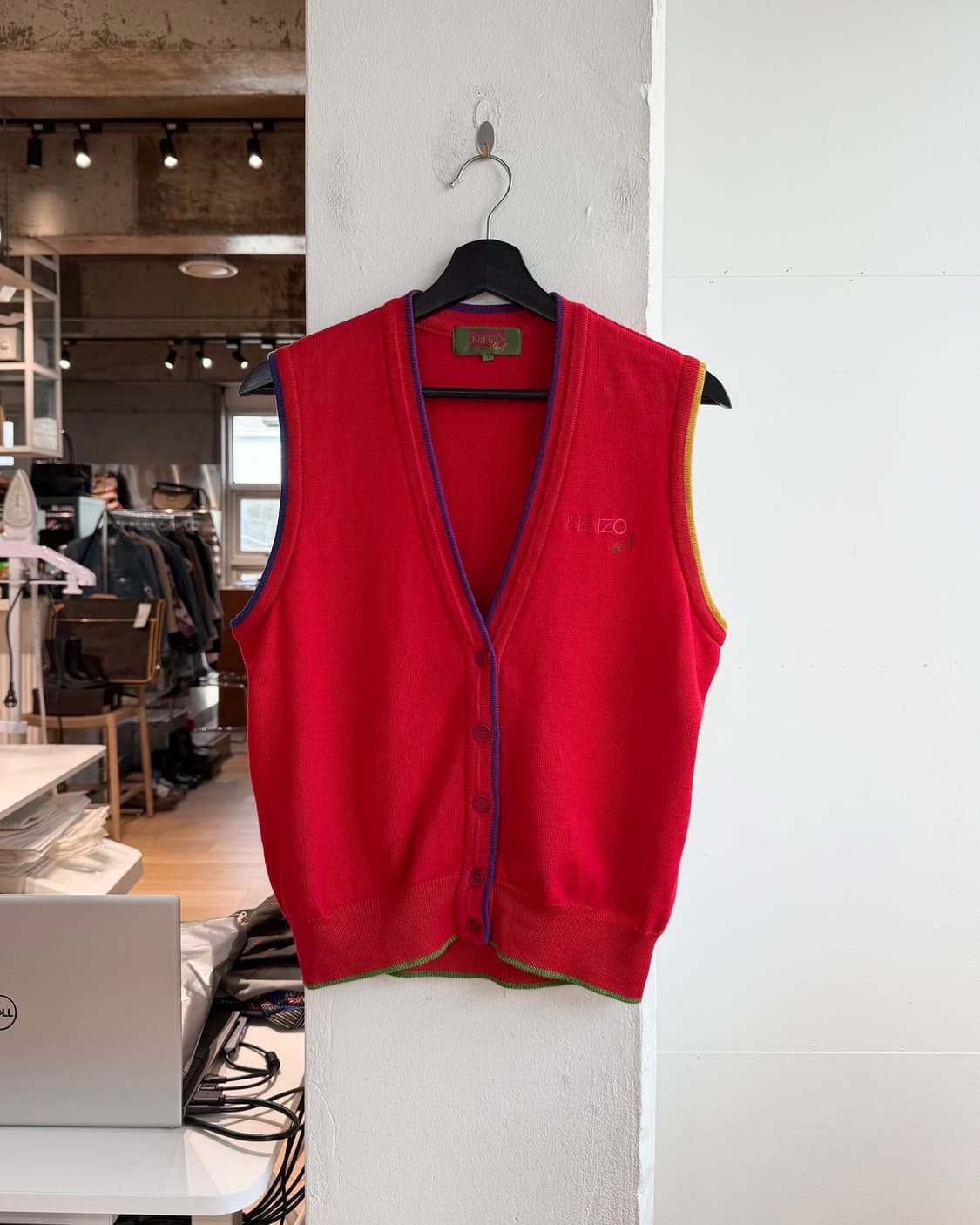 겐조 골프 레드 베스트 자켓  상품이미지2