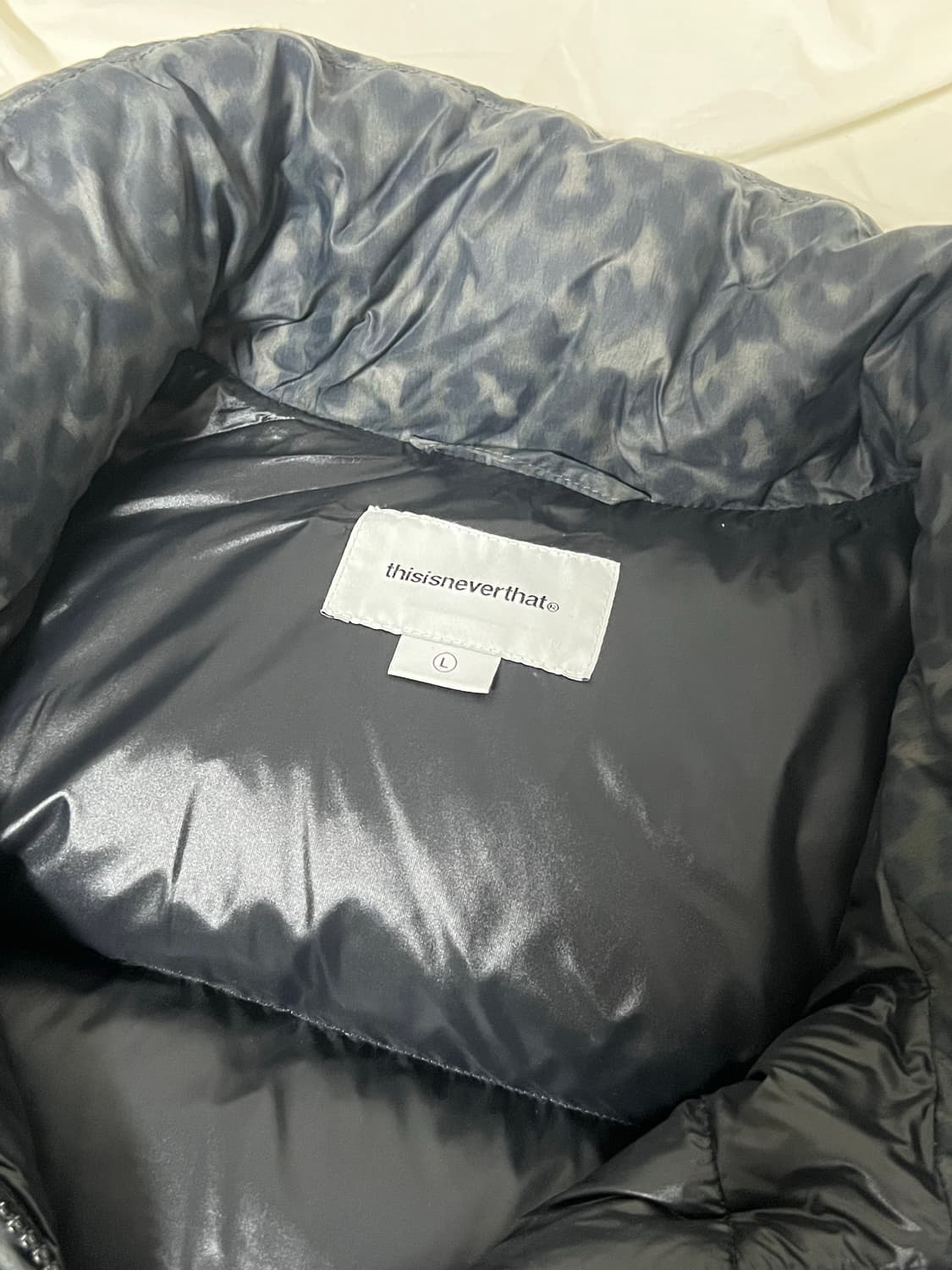 디스이즈네버댓 퍼텍스 다운 레오파드 L 상품이미지2