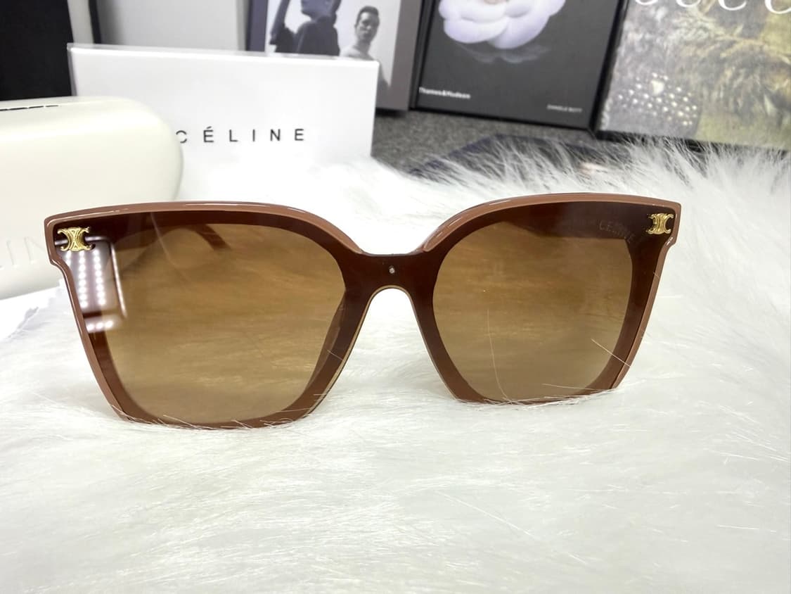 셀린느 트리옹페 이니셜 선글라스 브라운 (남여공용) 상품이미지4
