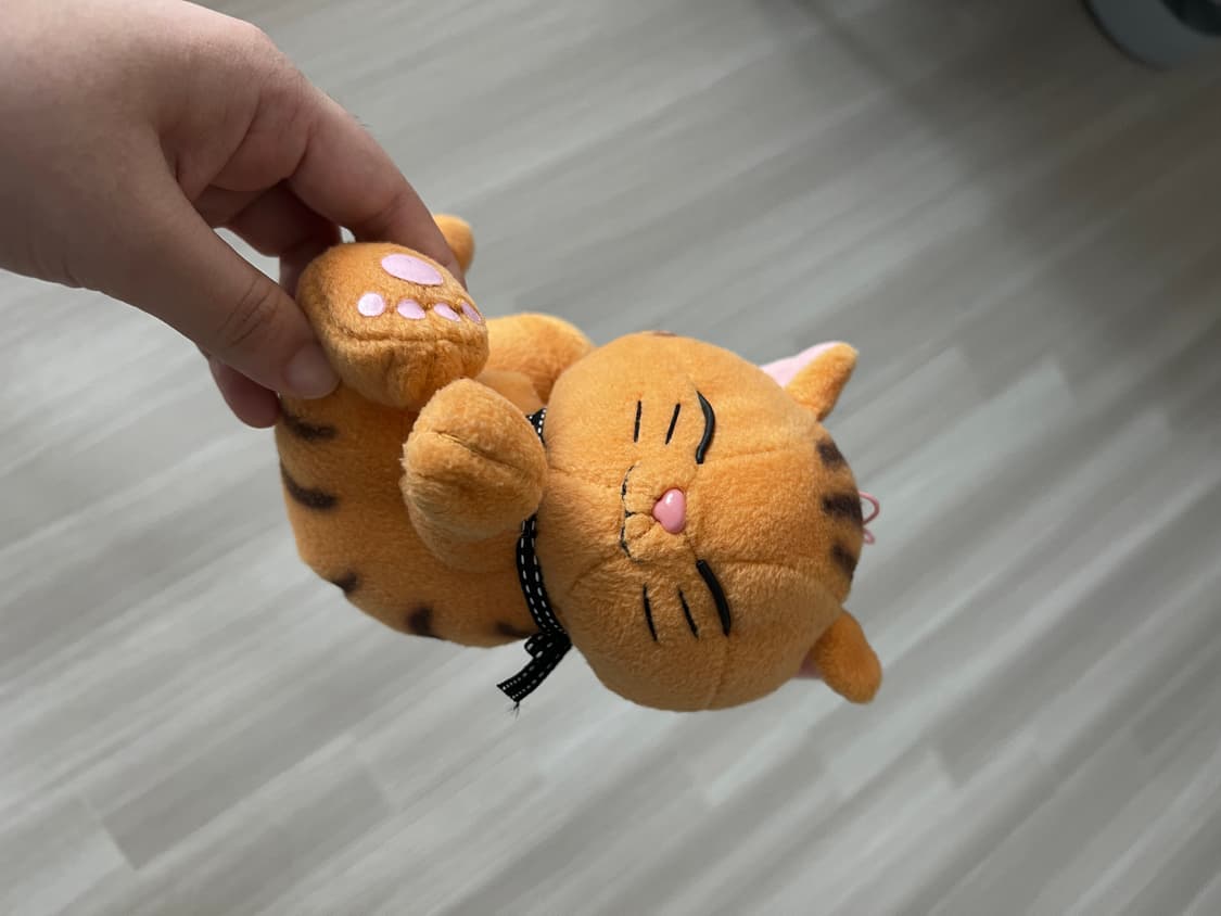 일본 고전 반프레스트 치즈 고양이 인형 상품이미지1