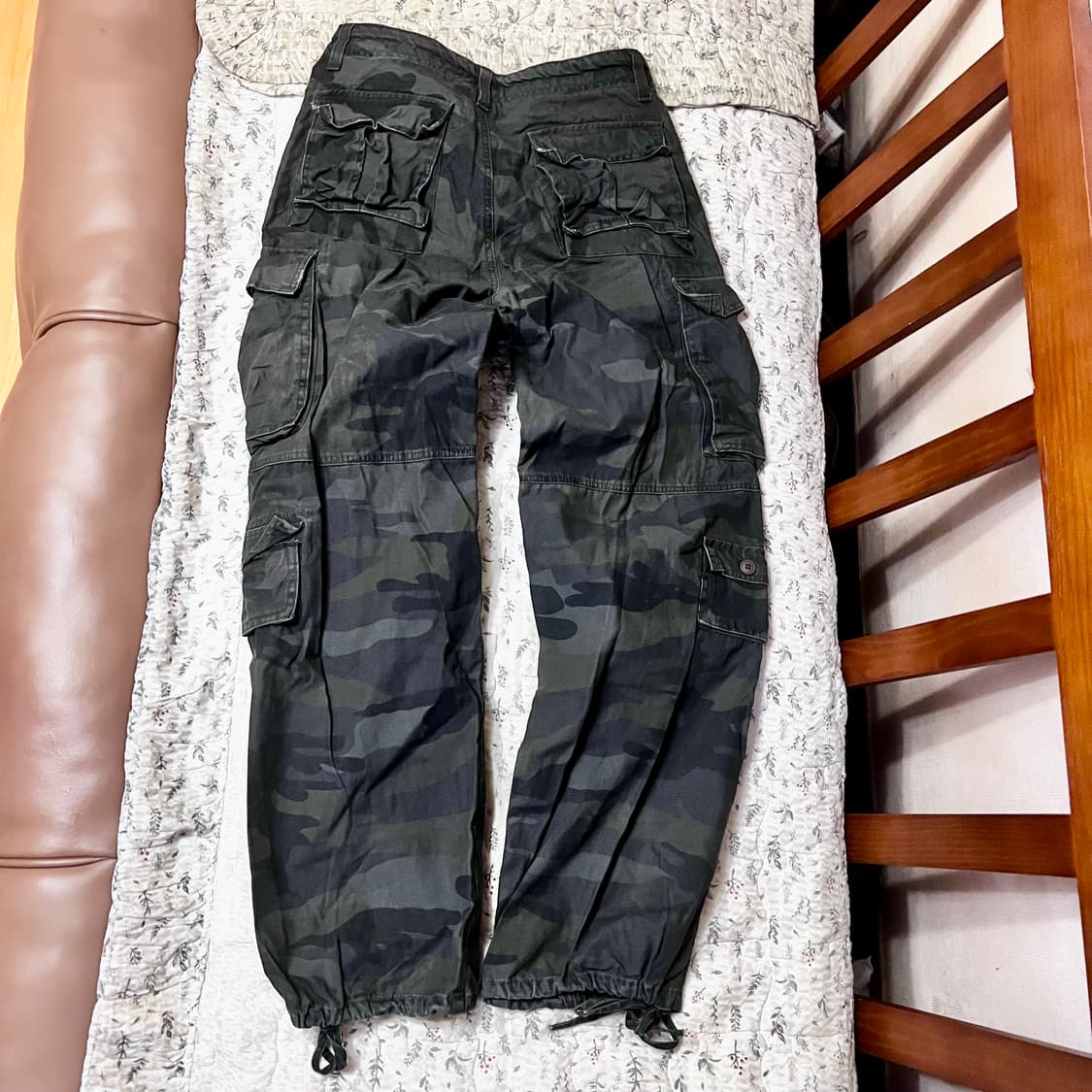 [34] 빈티지 밀리터리 카모 멀티포켓 카고팬츠 상품이미지2