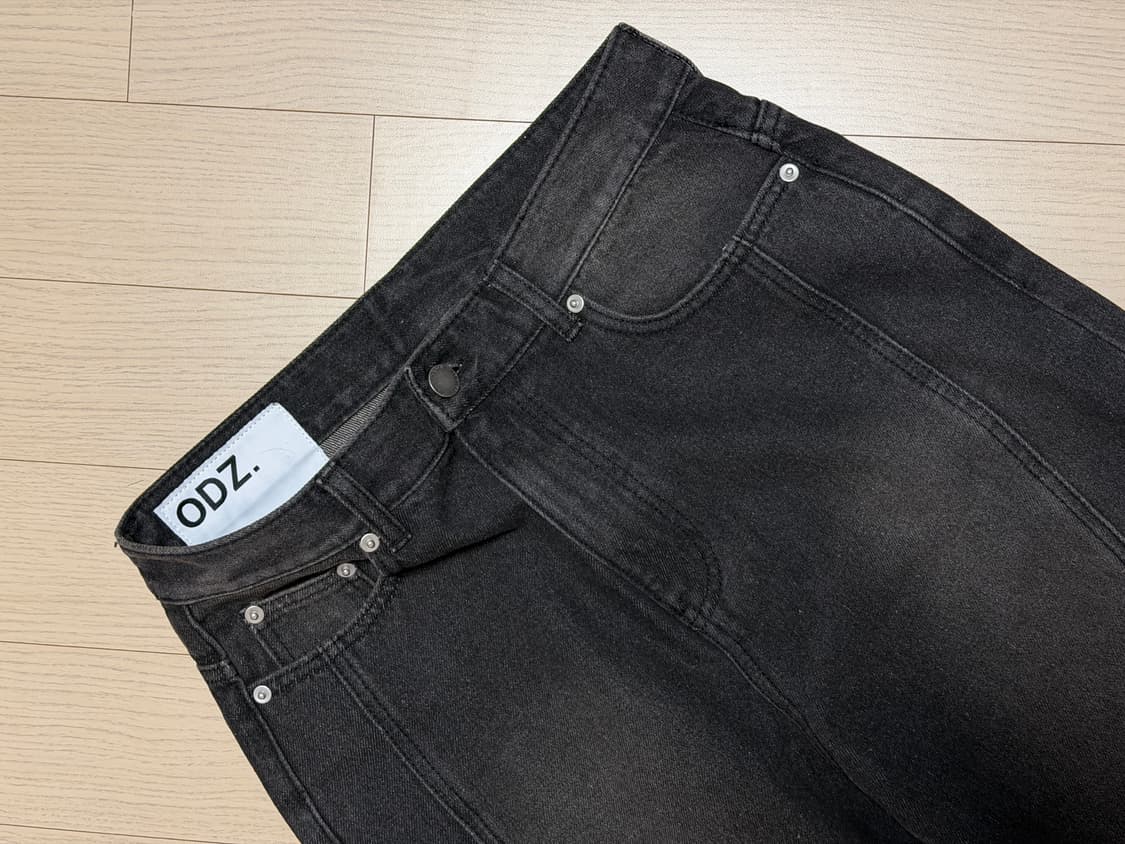 아워데이즈 웨이비 커브드 와이드 데님 팬츠 상품이미지3