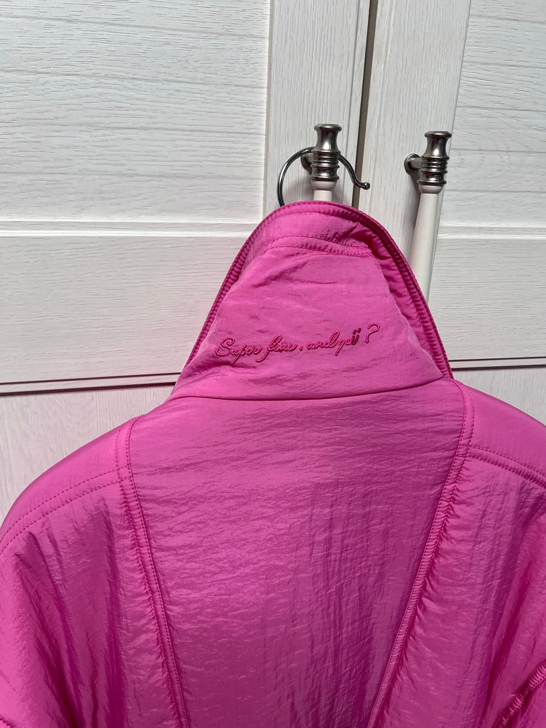 앤유 핑크 점퍼 상품이미지7