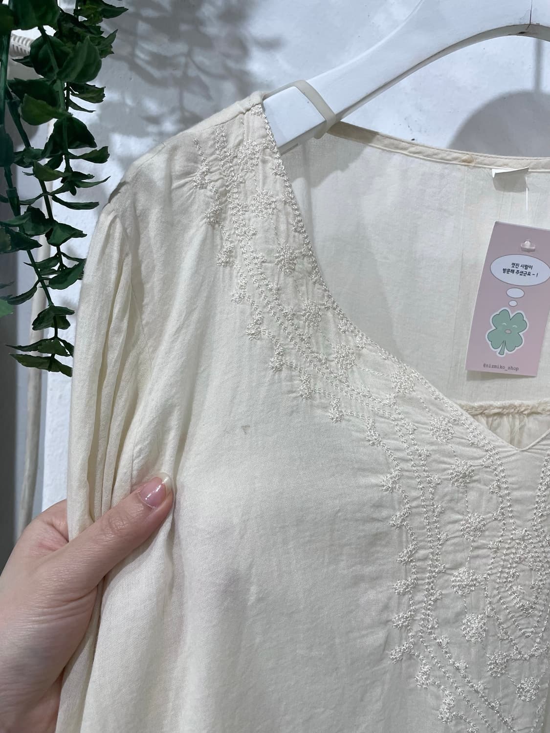 Hippie Embroidered Blouse 상품이미지8