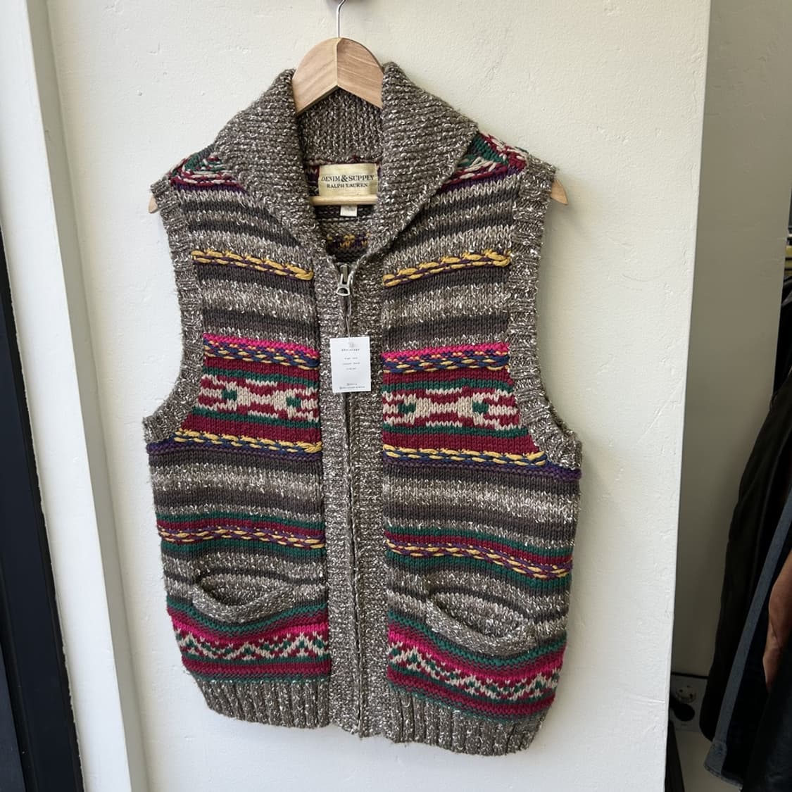 15787 - 폴로 데님앤서플라이 집업 니트 베스트 상품이미지2