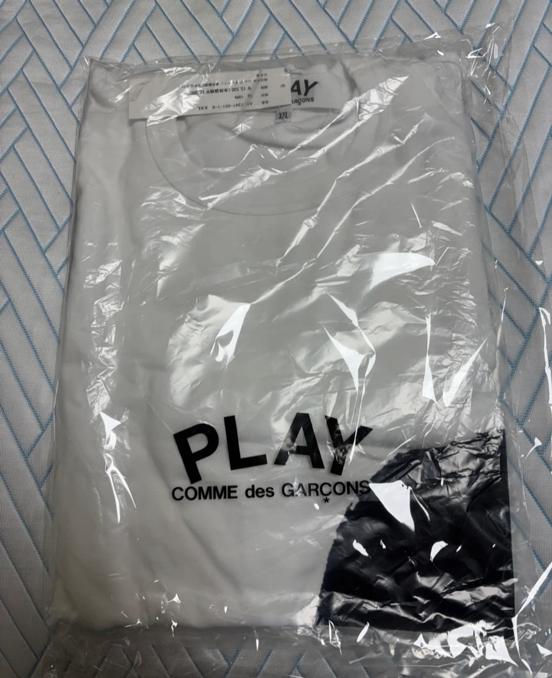꼼데가르송 플레이 반팔티 2XL 새상품 상품이미지1