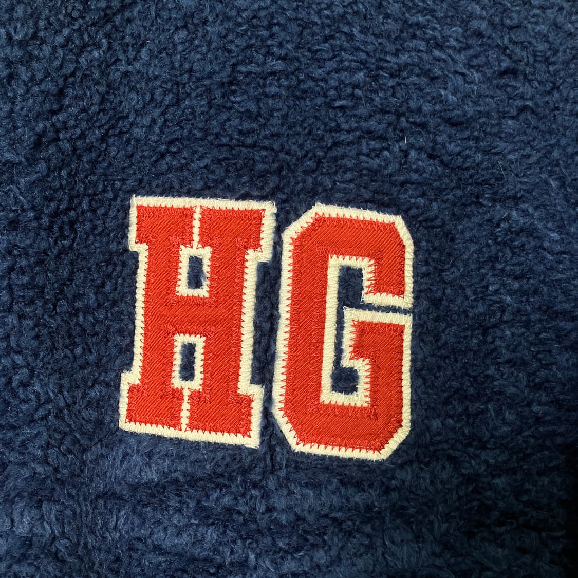 히스테릭 글래머 블루 플리스 집업 자켓  상품이미지5