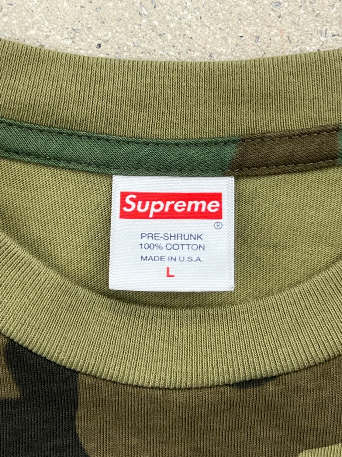 슈프림 20SS 우드랜드 카모 나오미 반팔 티셔츠 상품이미지5