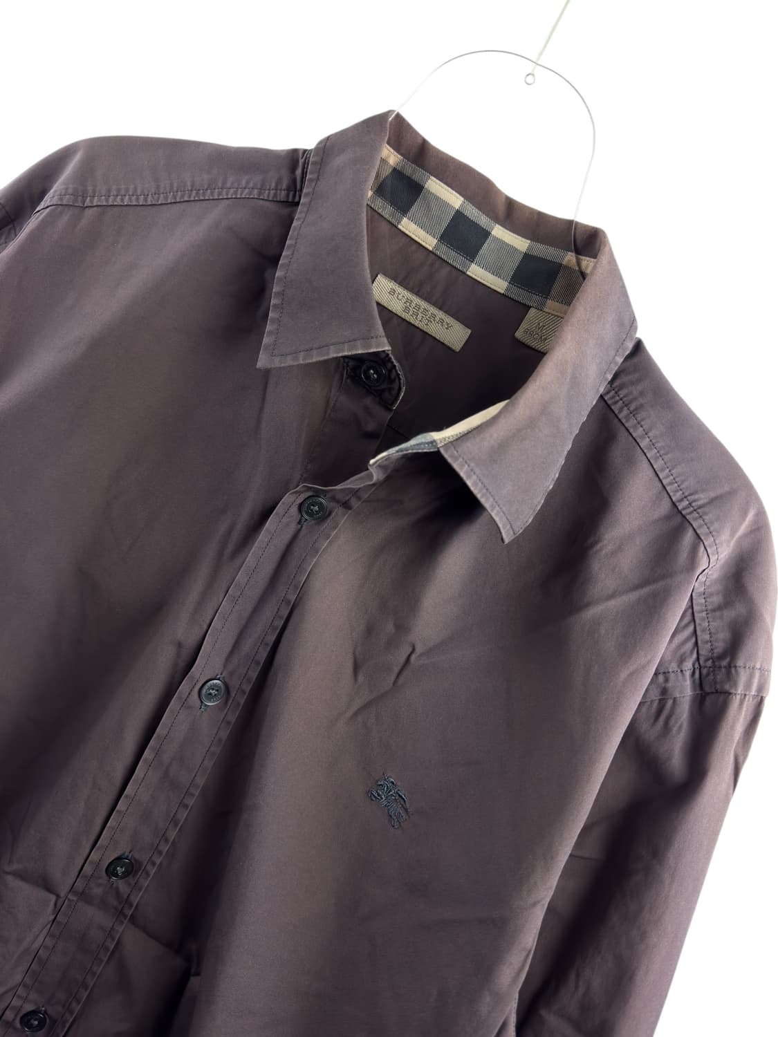 버버리 브라운 자수 셔츠1342 상품이미지3
