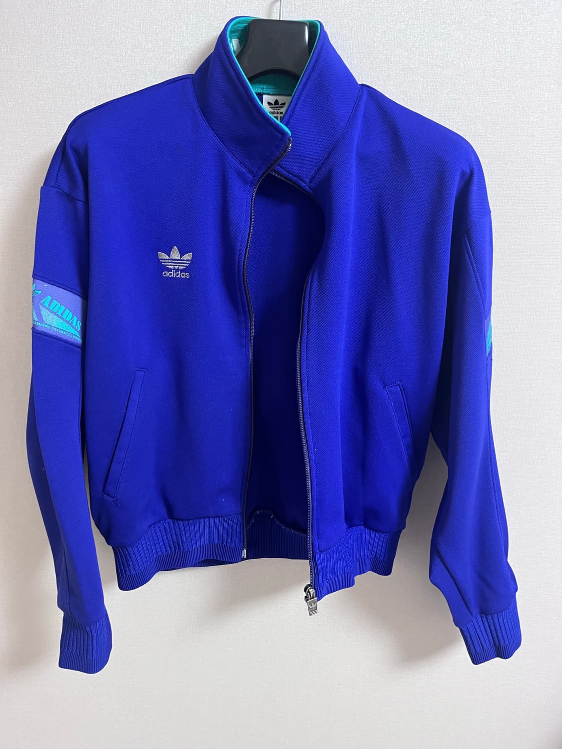 [m] 아디다스 퍼플 크롭 져지 상품이미지3