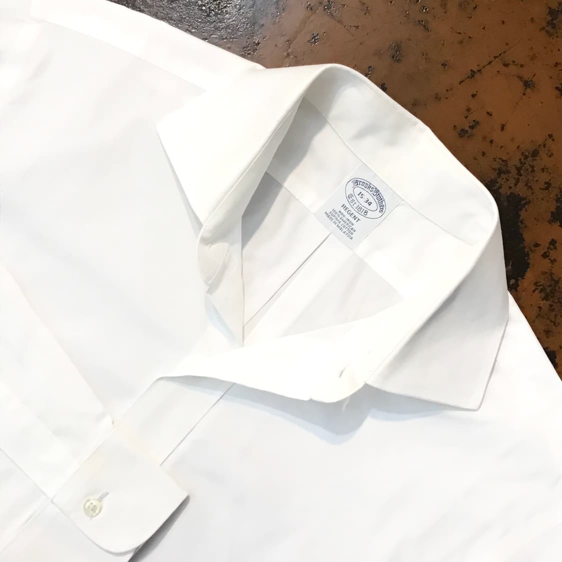 브룩스브라더스 화이트 드레스셔츠 남성 102 105 여성 루즈핏  상품이미지3