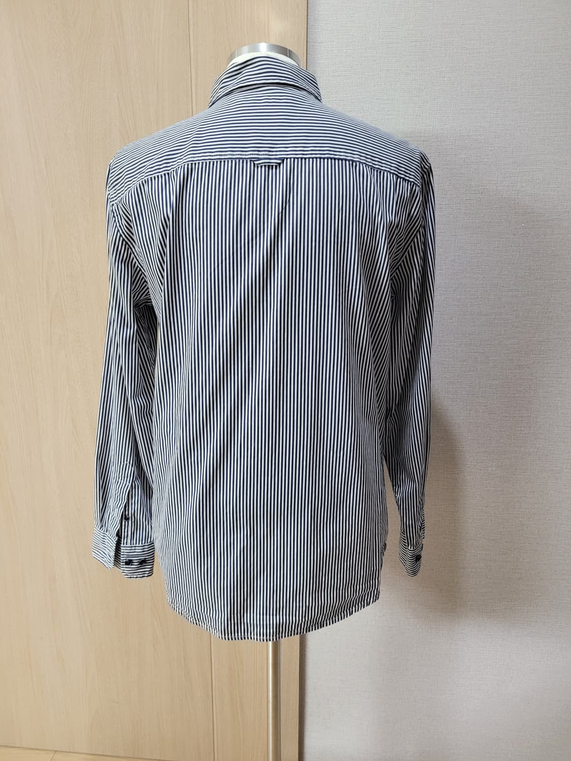 행텐 Hangten 남자 스트라이프 셔츠 105 네이비 상품이미지6