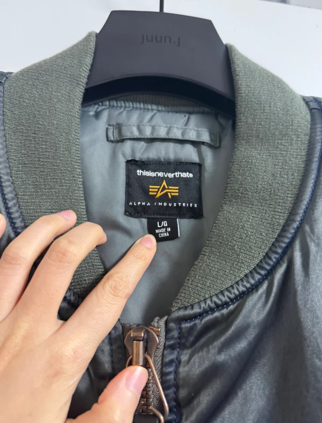 (L) 디네댓 알파인더스트리 마원 ma1 건메탈 상품이미지2