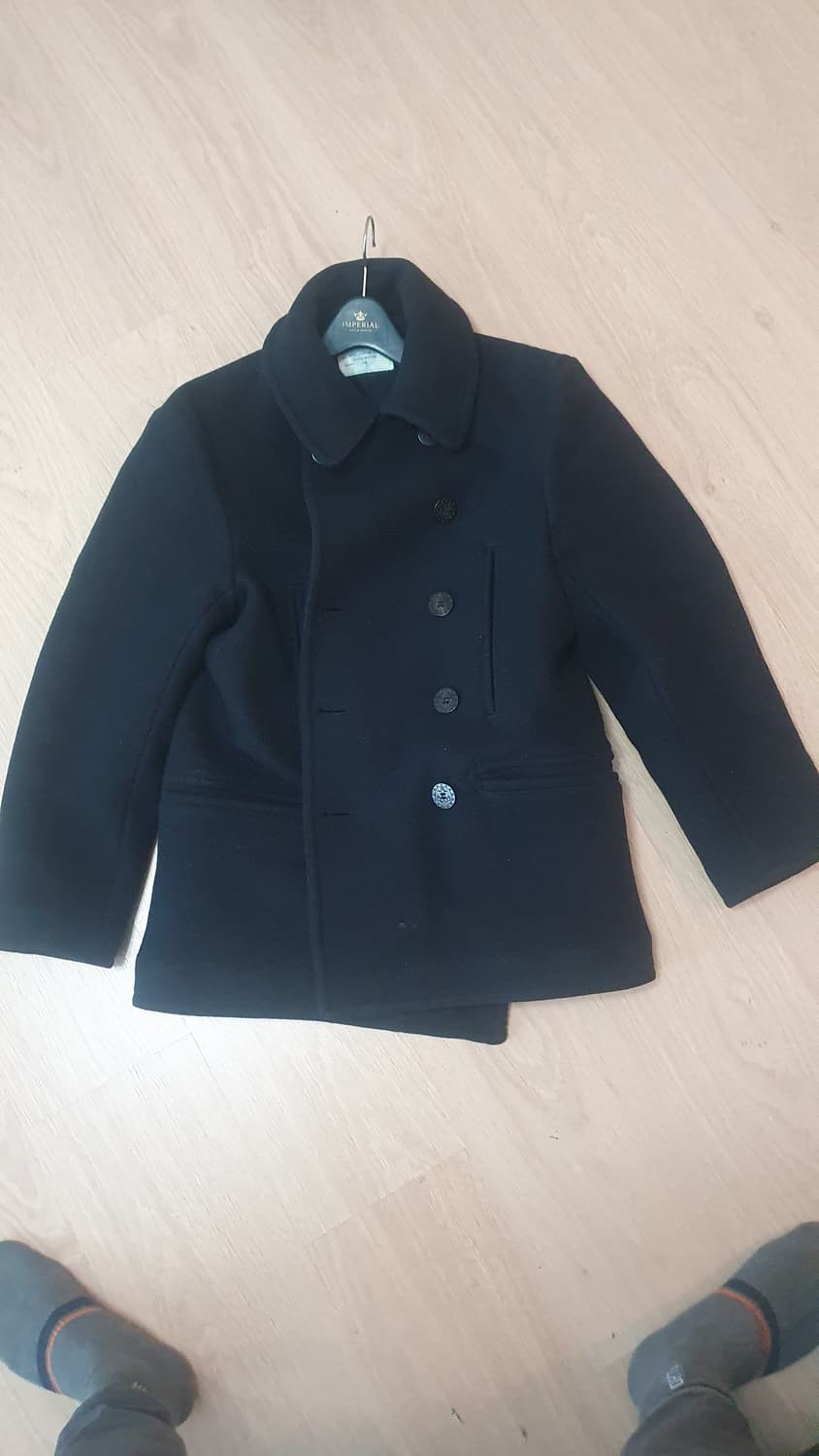 브론슨 멜튼울 피코트 L 신품급 상품이미지3