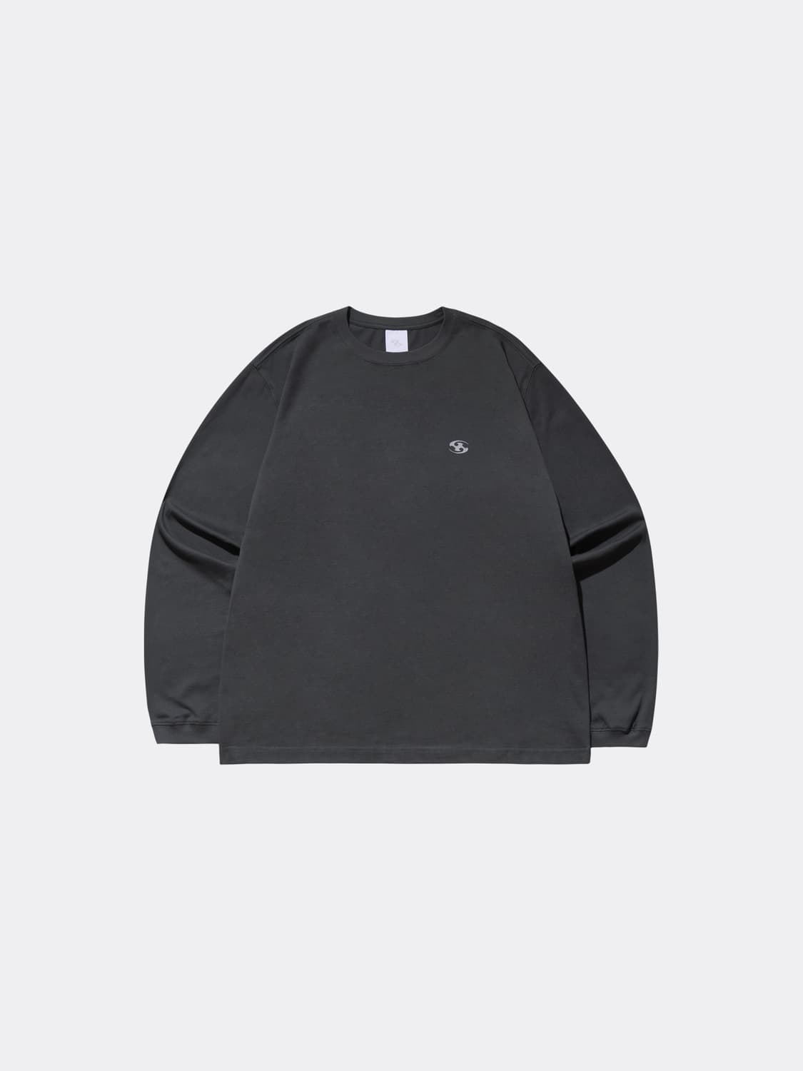 산산기어 23FW LOGO LONG SLEEVES-CHARCOAL 상품이미지2