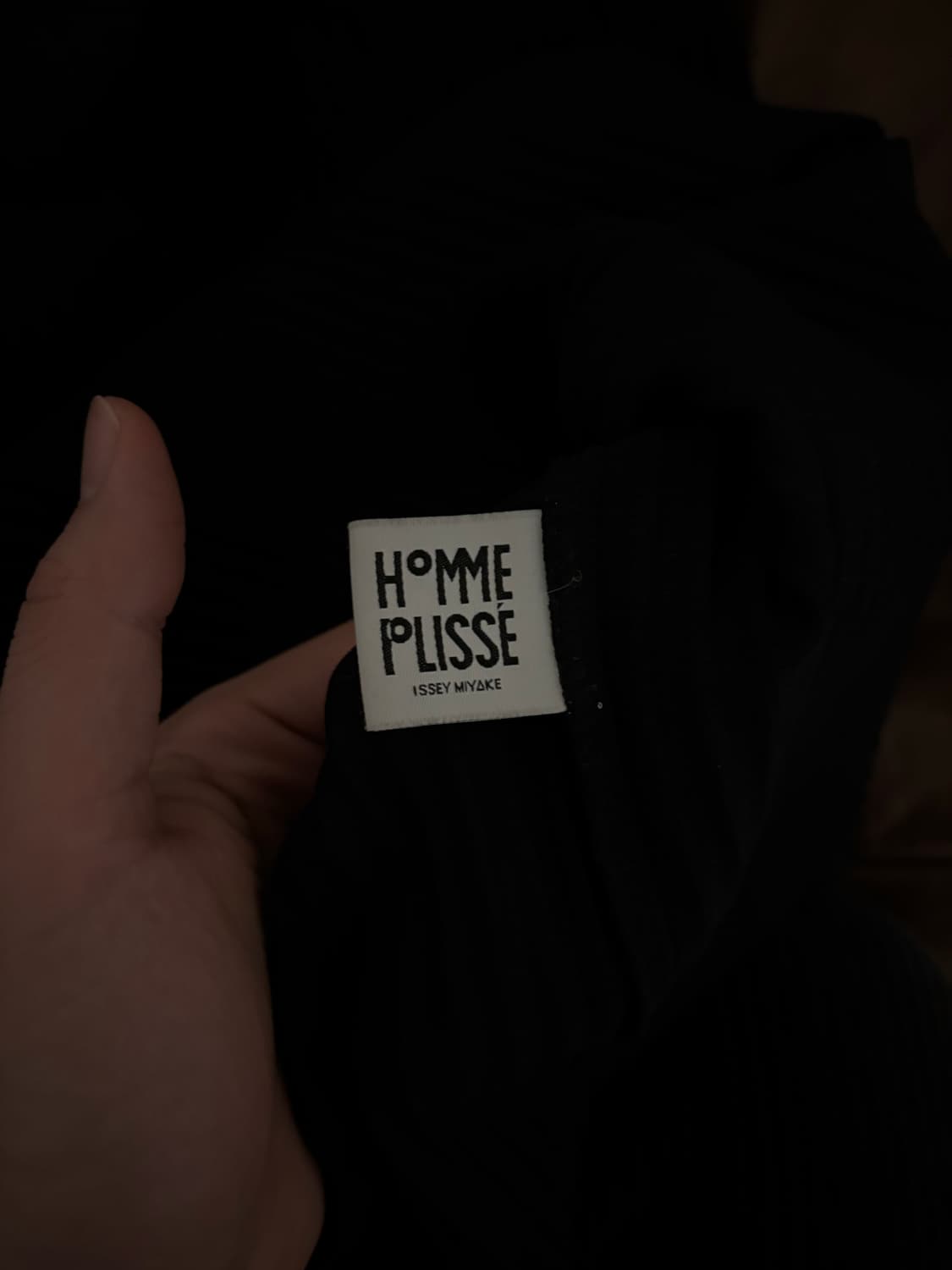 이세이미야케 옴므플리세 집업 블랙 상품이미지3