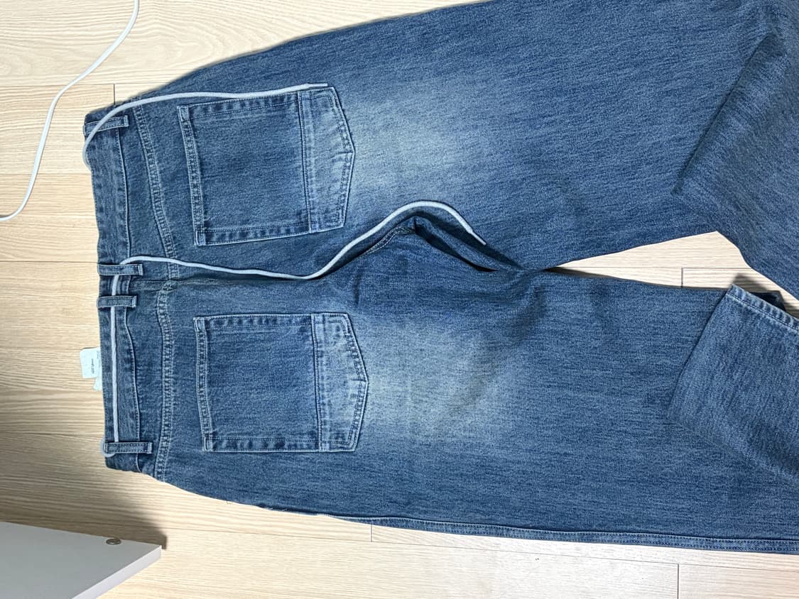 러프사이드 Drape Denim Pants Medium Blue 상품이미지5
