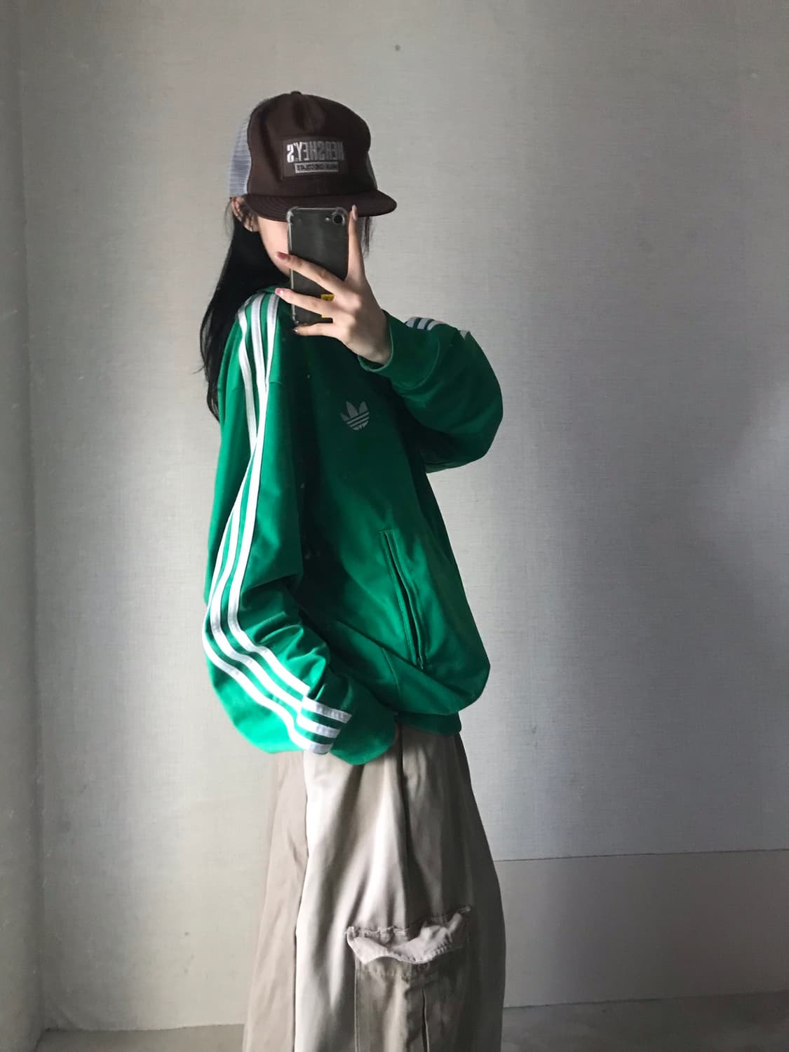 아디다스 그린 구파이어버드 트랙탑 상품이미지3