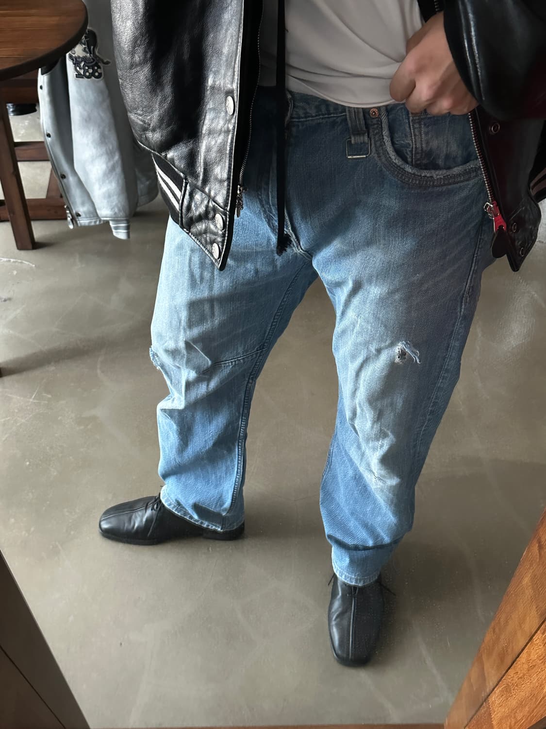 Levis 709 유틸리티 디테일 퍼플라이닝 데님 팬츠 상품이미지10