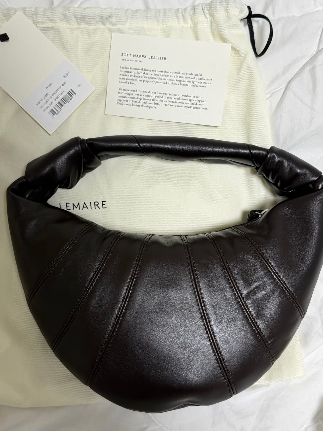 (새상품/공홈구매) lemaire 르메르 포춘 미니 다크초코 나파레더 상품이미지2