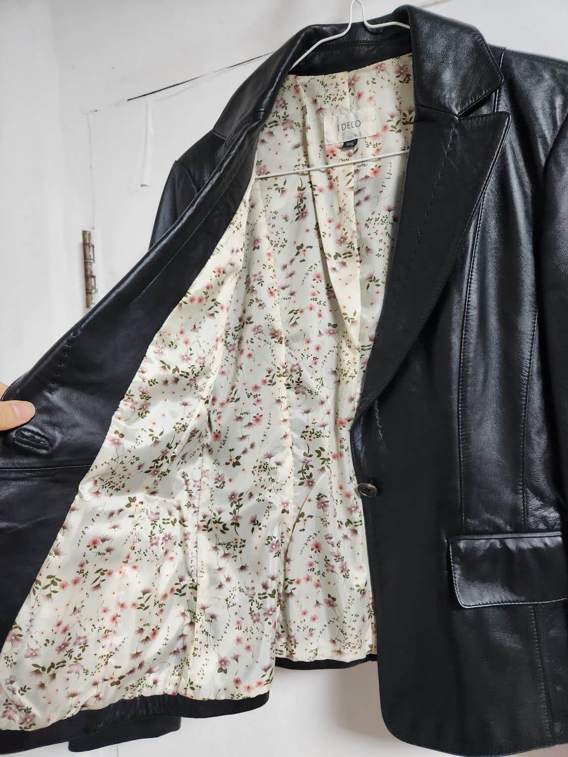 DECO 블랙 양가죽 여성 자켓 55 상품이미지4