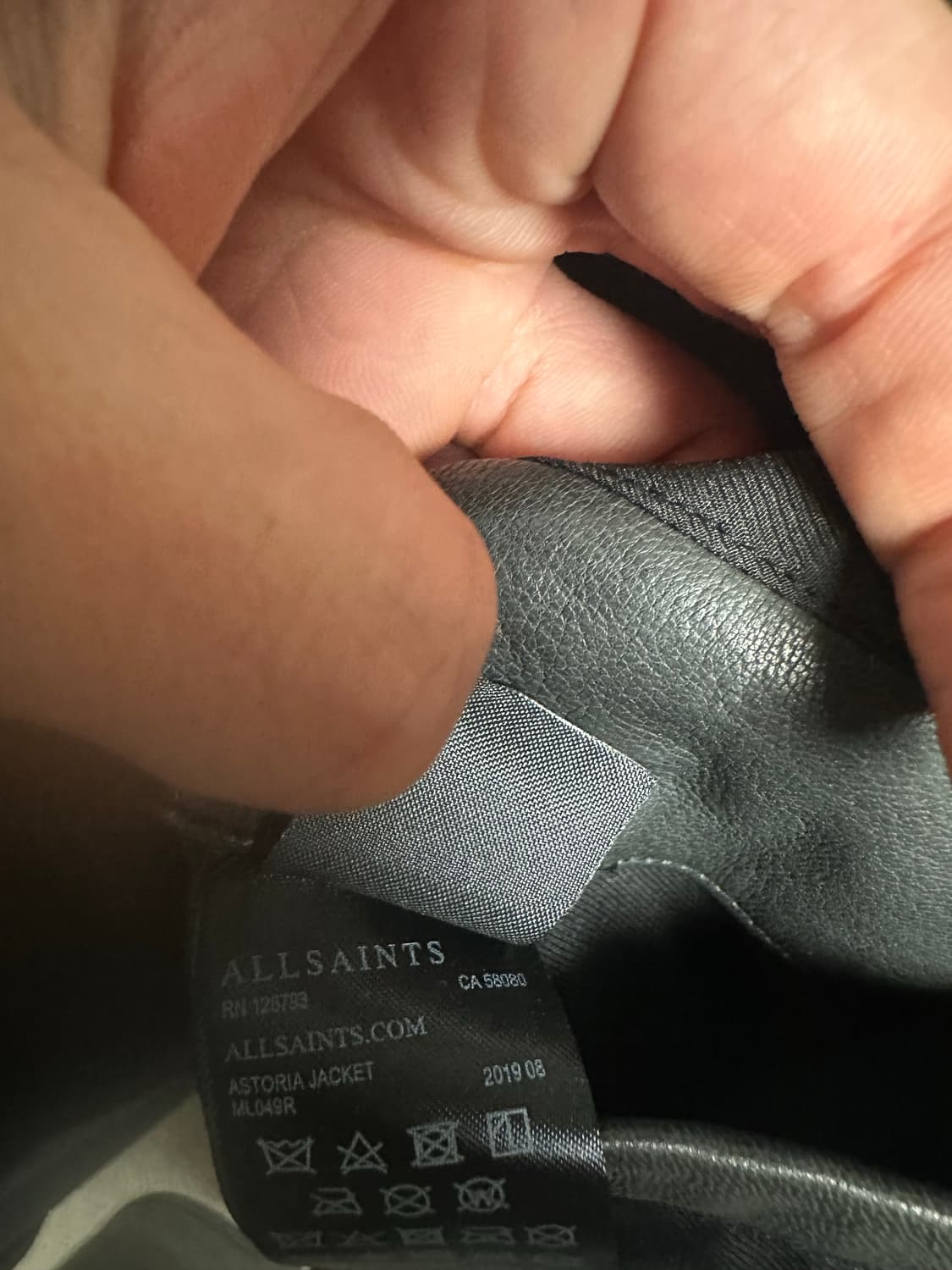 올세인츠 애스토리아 레더자켓 양가죽 상품이미지7