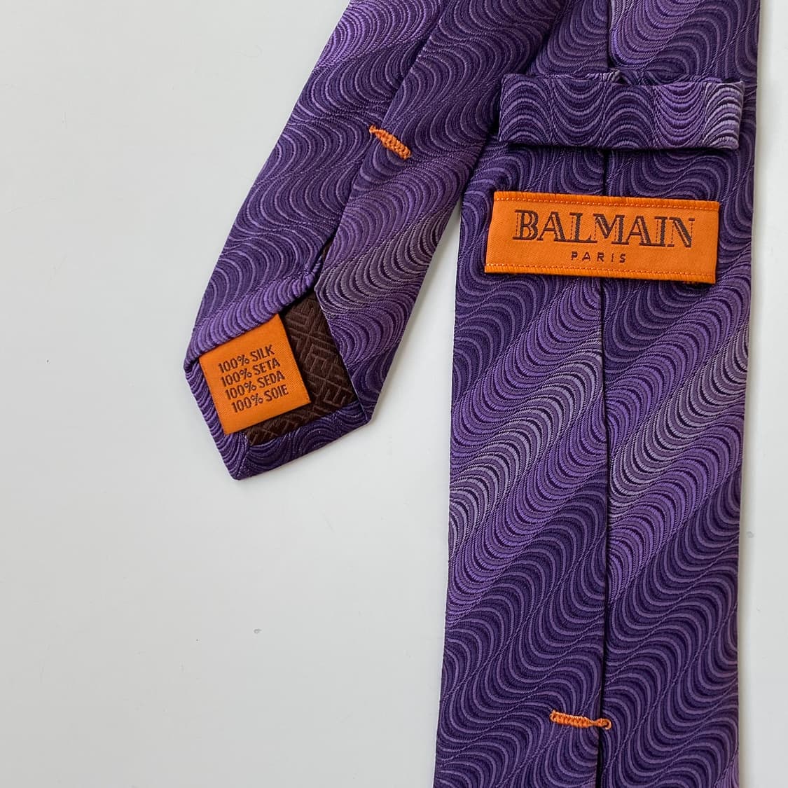 발망(BALMAIN) 명품 정품넥타이 7.3cm 상품이미지6