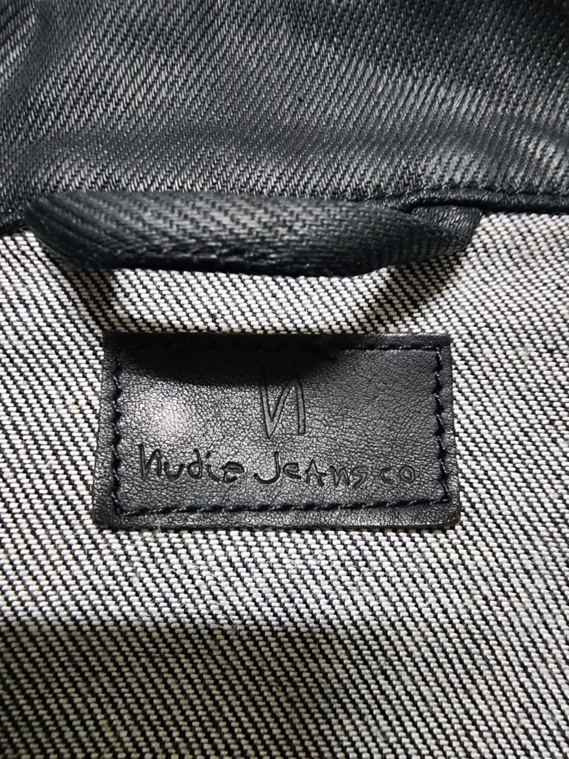 누디진 Nudie Jean 코팅 블랙 데님 자켓 상품이미지5