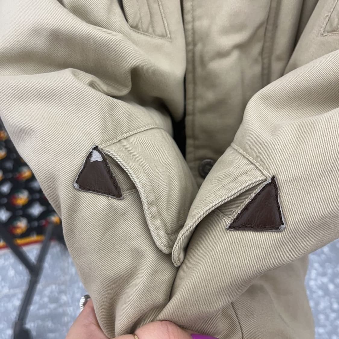 칼 카니 빈티지 모리걸 폭닥 털모자 패딩 자켓 M C07209 상품이미지8