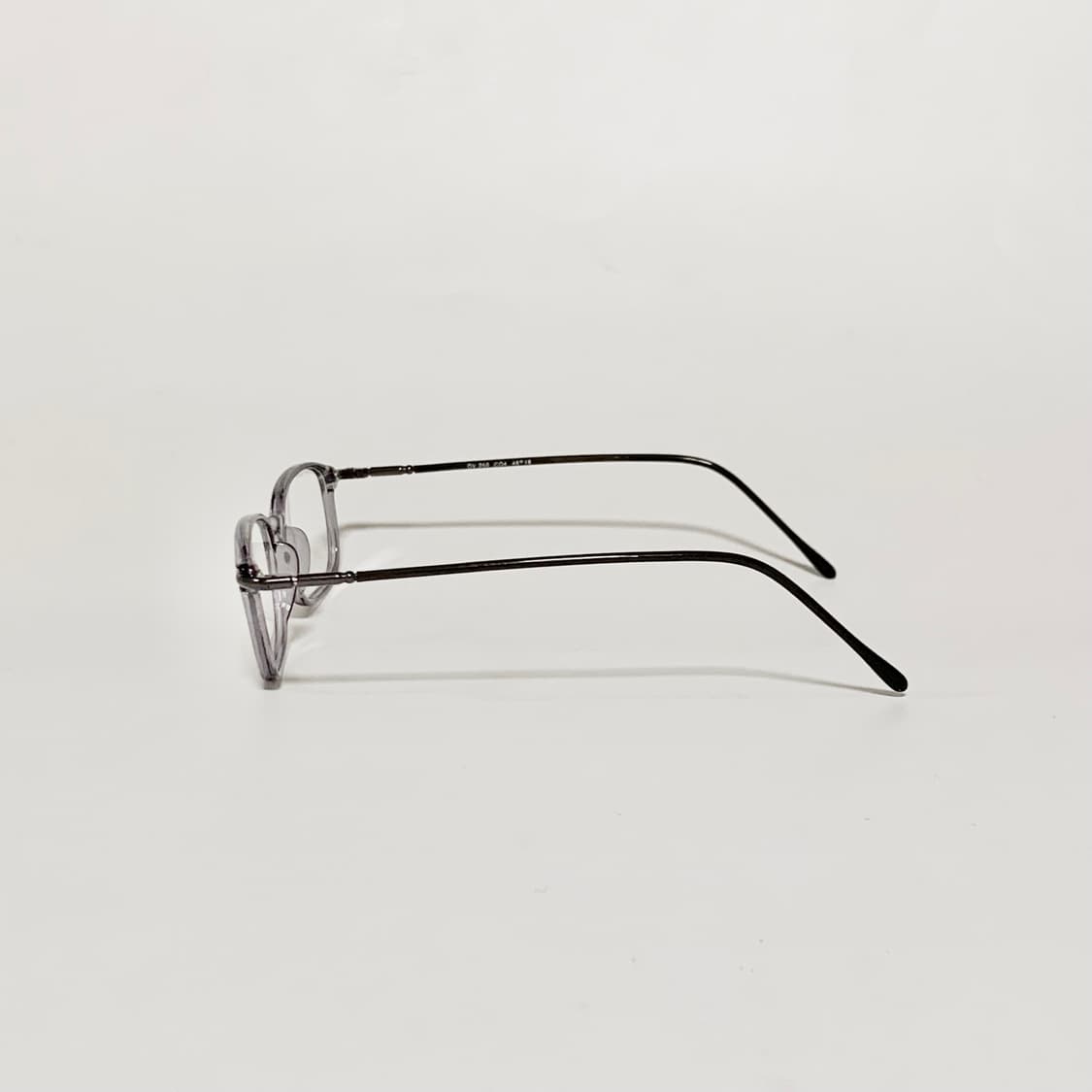 984 데드스탁 빈티지안경 슬림 사각 투명 그레이 가벼운 안경 남녀공용 상품이미지4