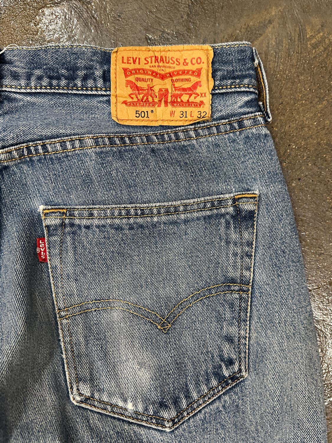 리바이스 501 W31 L32 상품이미지5