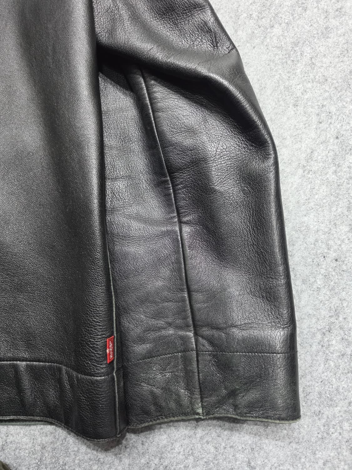 리바이스 레드탭 싱글 카라 집업 양가죽자켓 레더자켓 L 상품이미지8