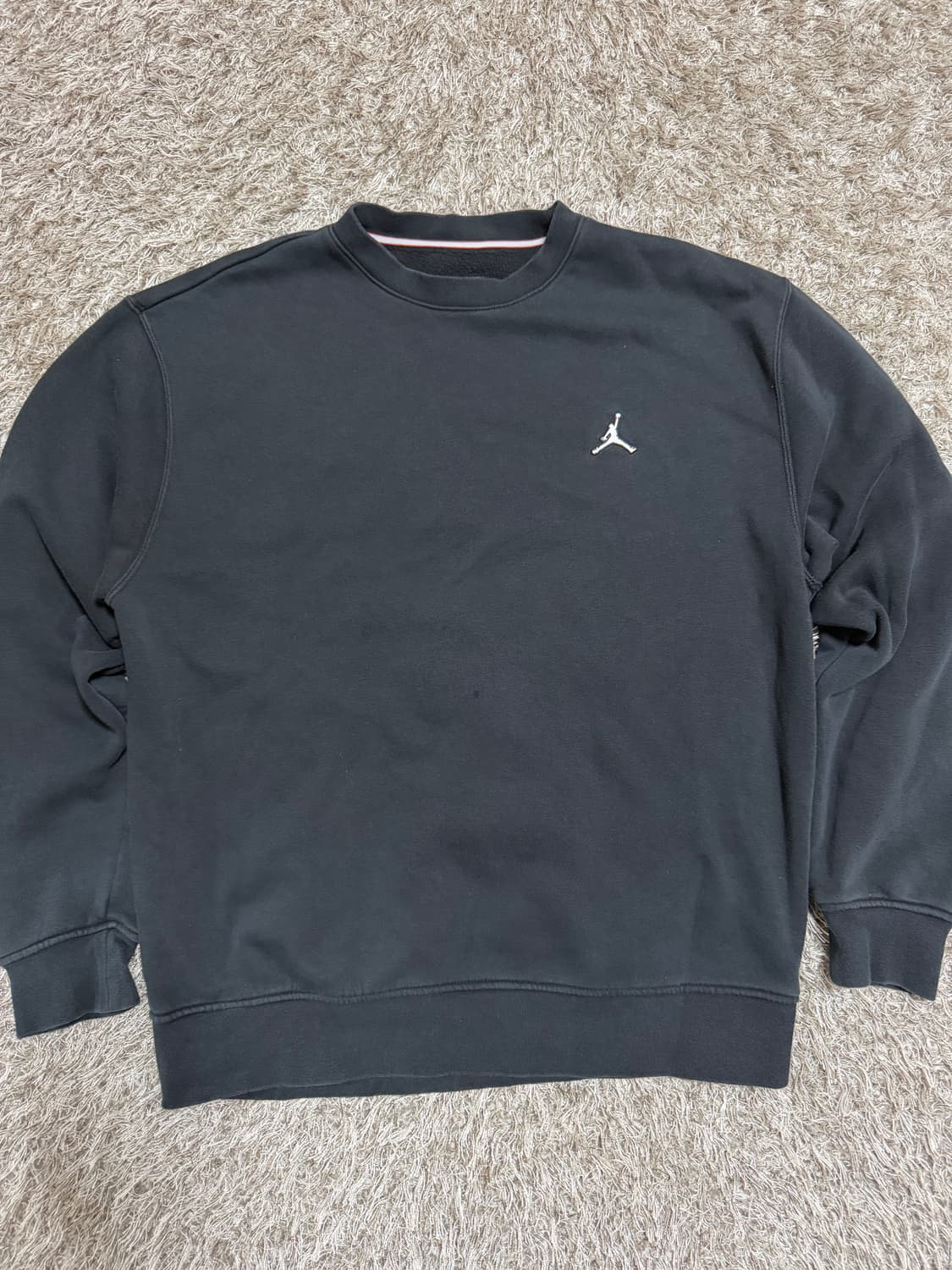 [M] 조던 에어조던 조던 와펜 맨투맨 블랙 상품이미지2