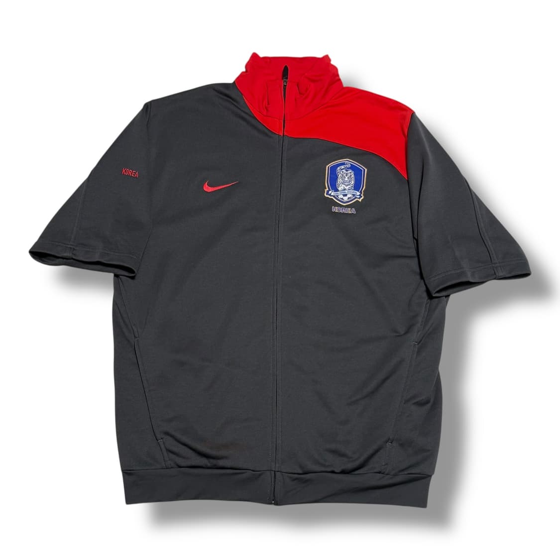 Nike 대한민국 국가대표 반팔 집업 상품이미지1