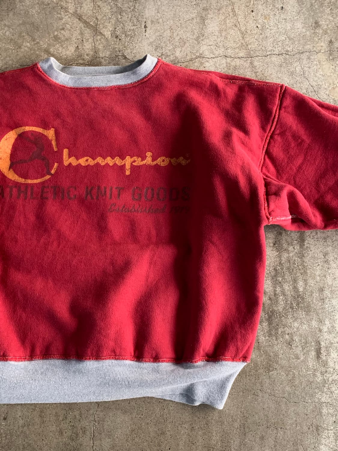 90s 챔피온 더블페이스 리버시블 스웻셔츠 상품이미지3