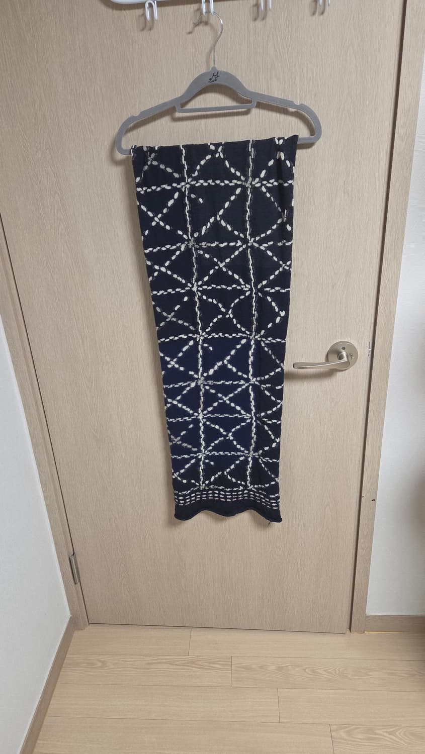 캐피탈 축융 울 사시코 해피스카프 네이비 상품이미지3