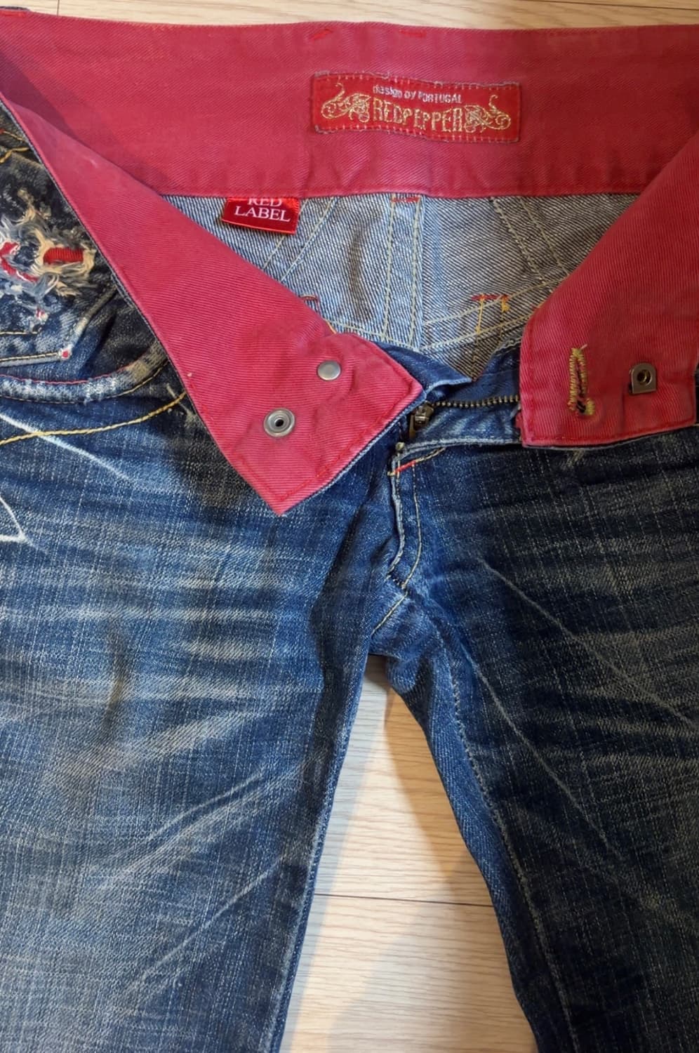 레드페퍼 로우라이즈 청바지 데님 상품이미지2