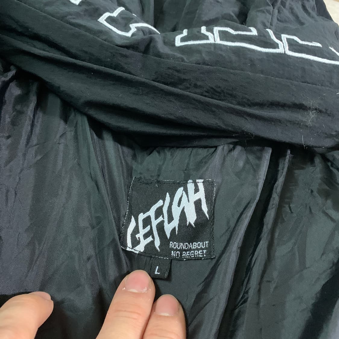 L)Leflah 레플러 체크 다운 패딩 상품이미지3