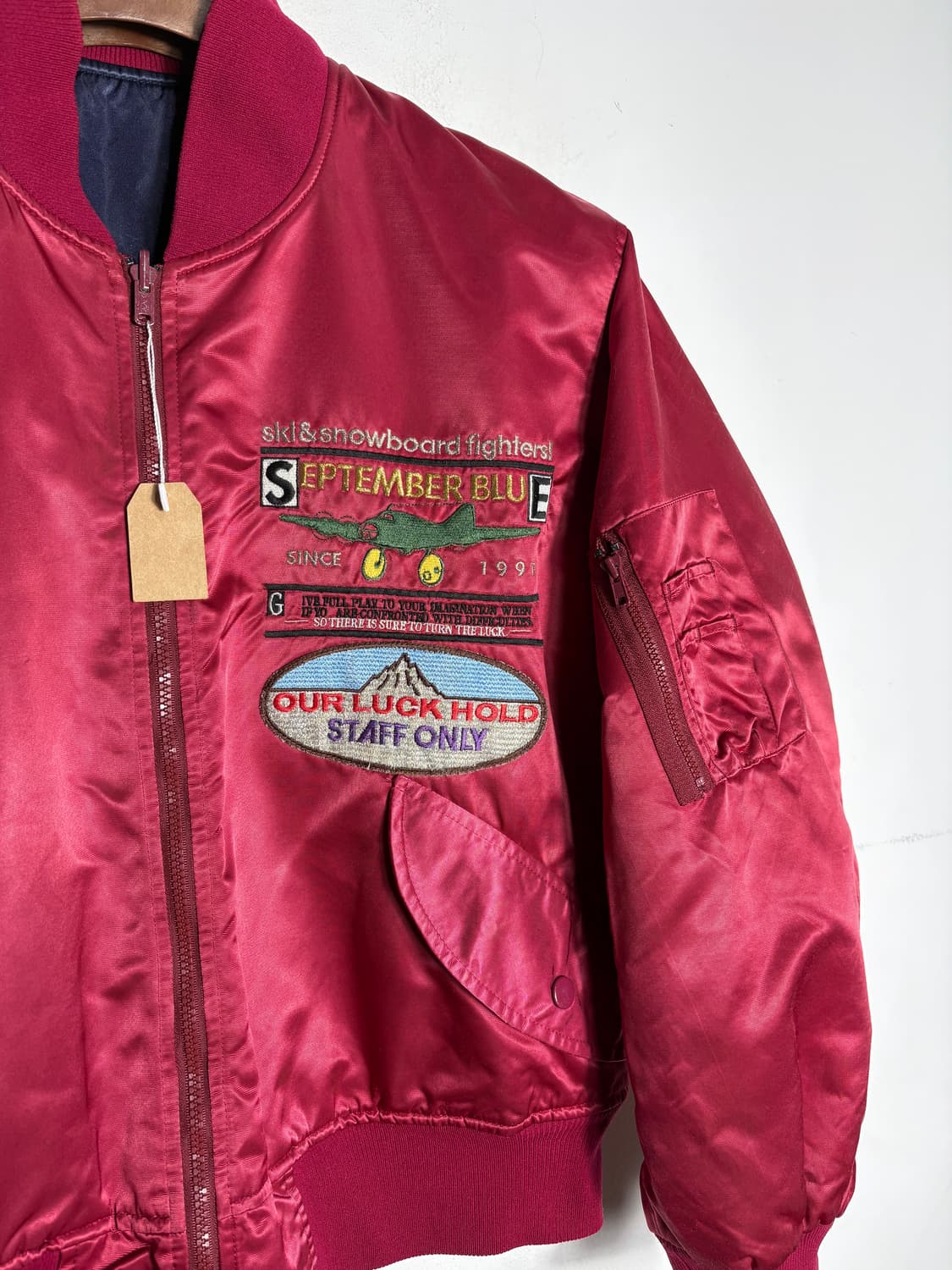 레드 바시티 양면 점퍼 ma1 상품이미지5