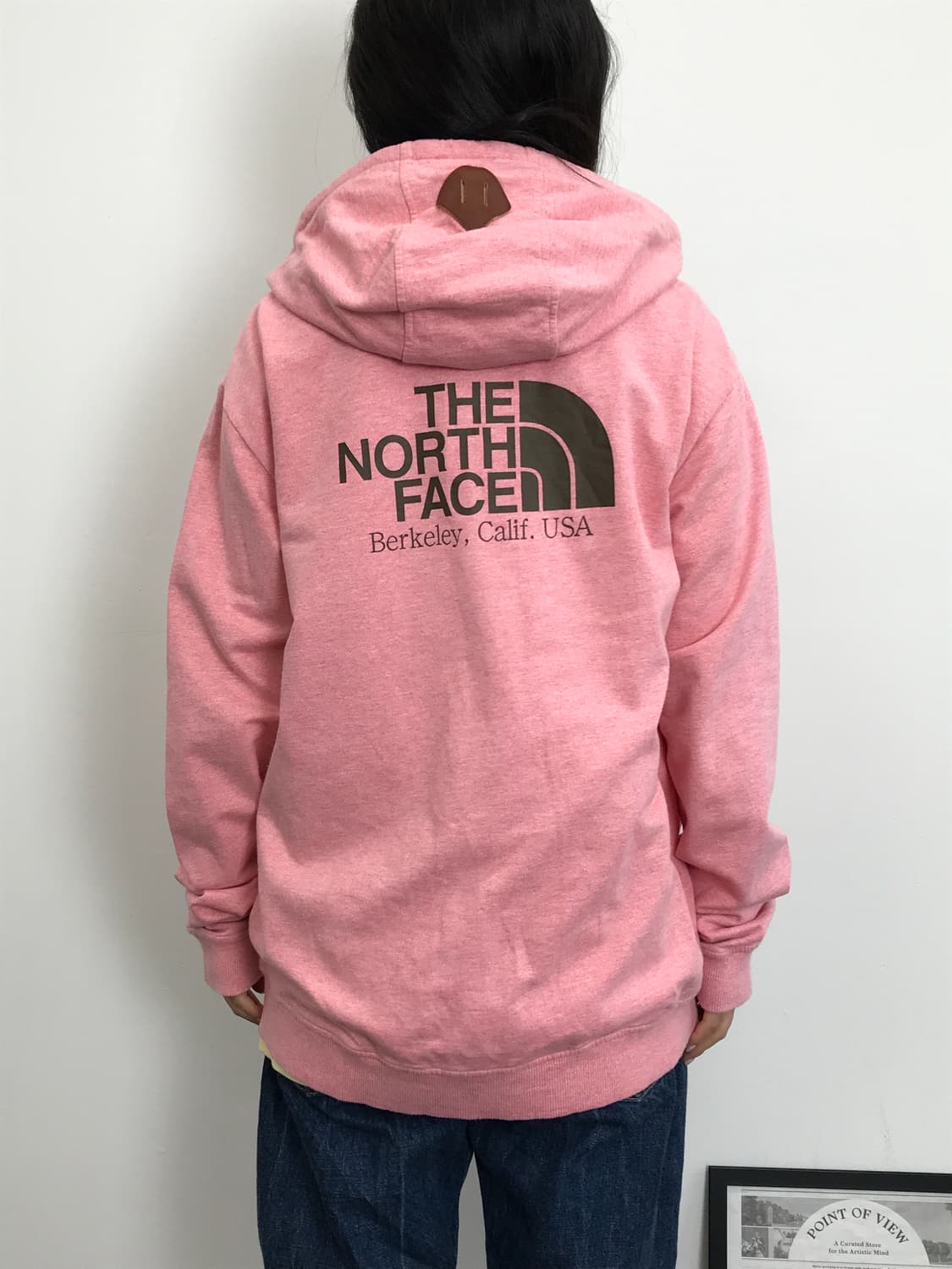 The North Face Pink Zip Hoodie 상품이미지3