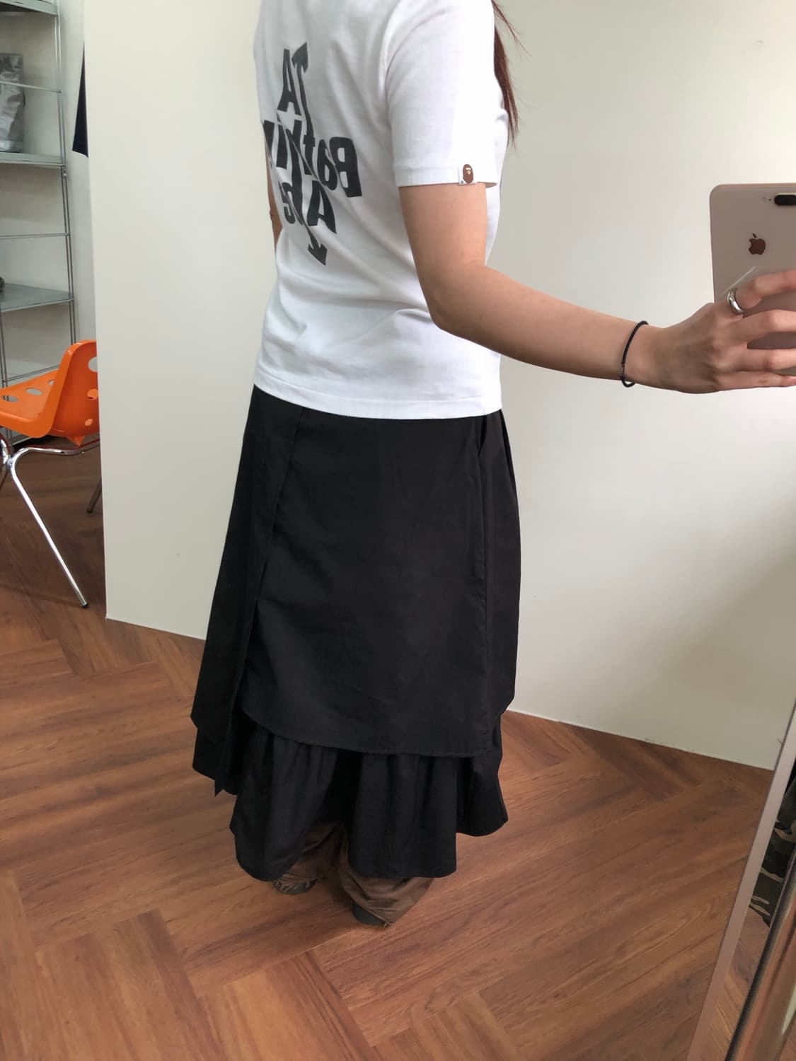 딱붙핏))) 베이프 타겟 로고 반팔  상품이미지4