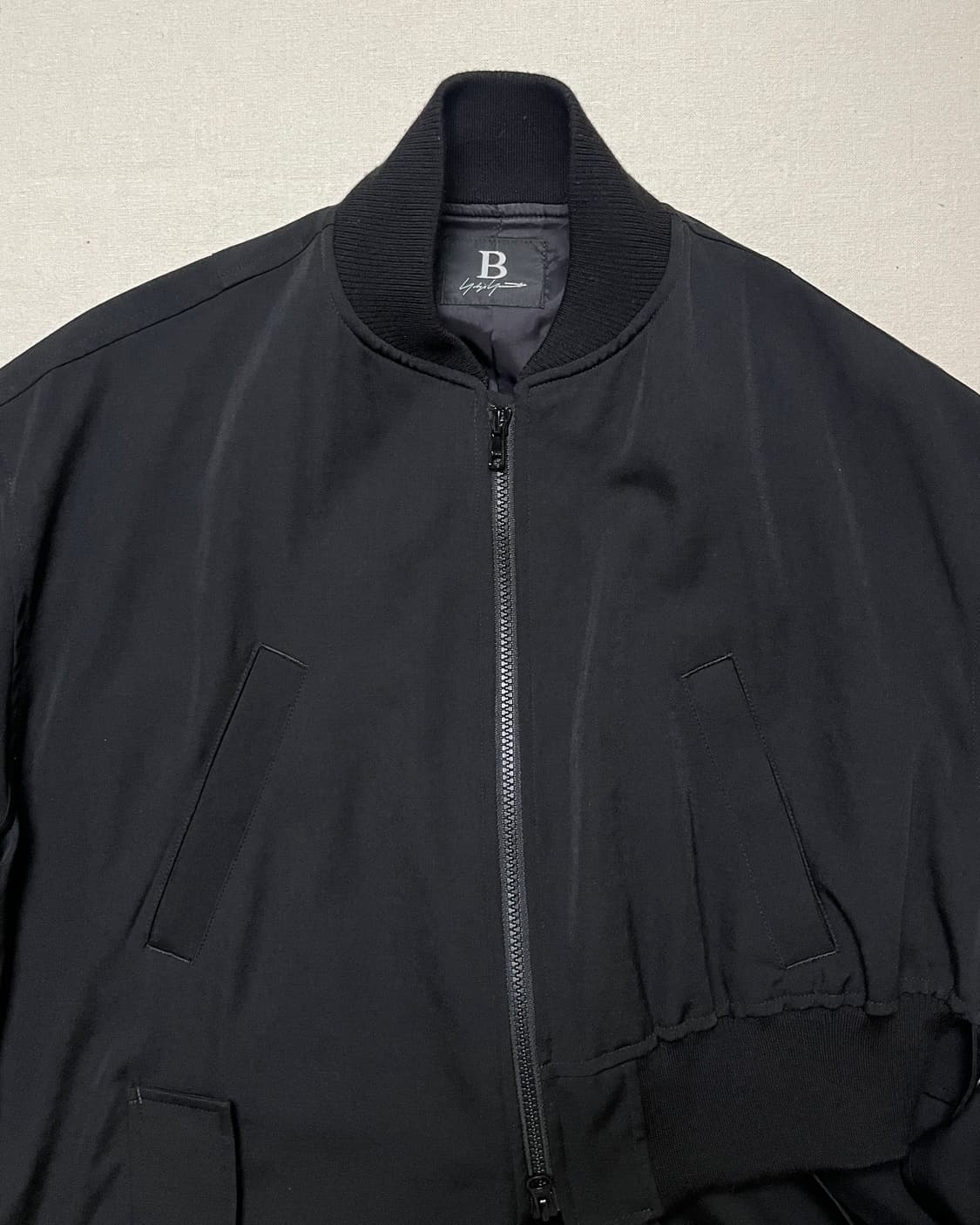 요지야마모토 롱 봄버 코트 yohji yamamoto long ma-1 상품이미지6