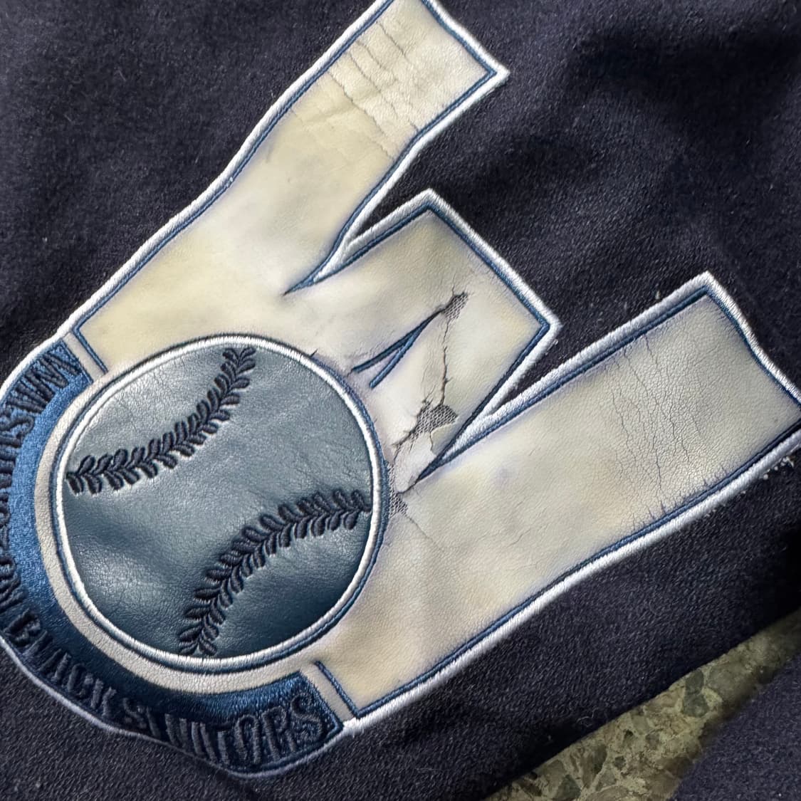 [XXL~XXXL] Negro Baseball 울 바시티 자켓 상품이미지8