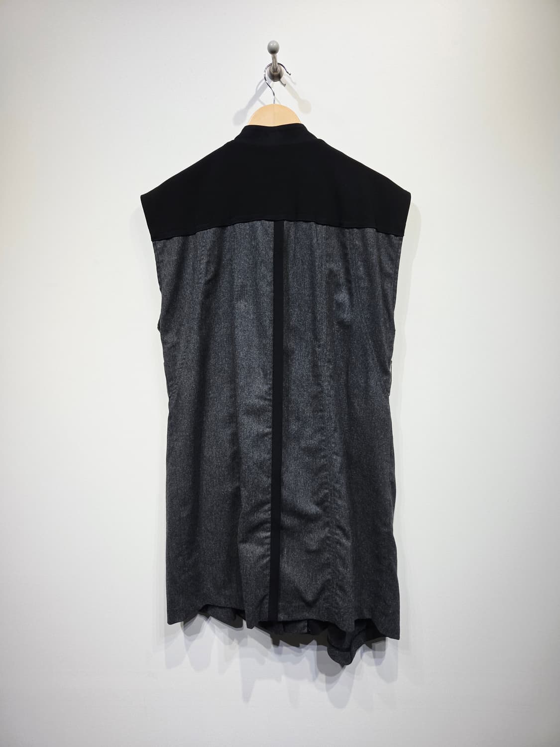 SYSTEM 시스템 배색 울 롱 베스트 조끼 상품이미지5