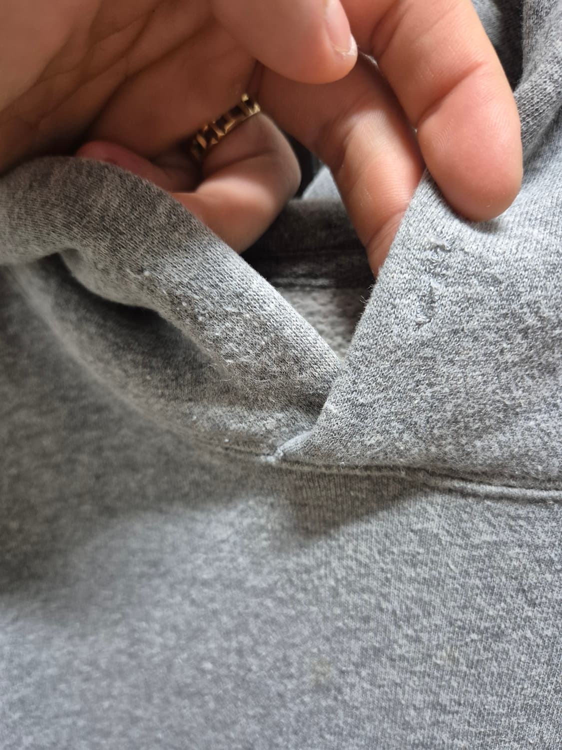 [M] 피어오브갓 에센셜 후드 그레이 회색 105 100 L 후디 상품이미지5