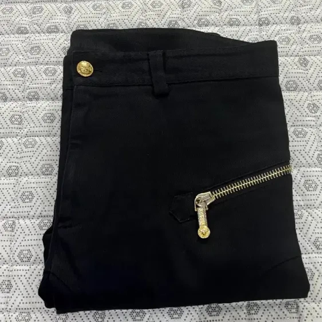 베르사체 블랙 팬츠 50 사이즈 상품이미지9