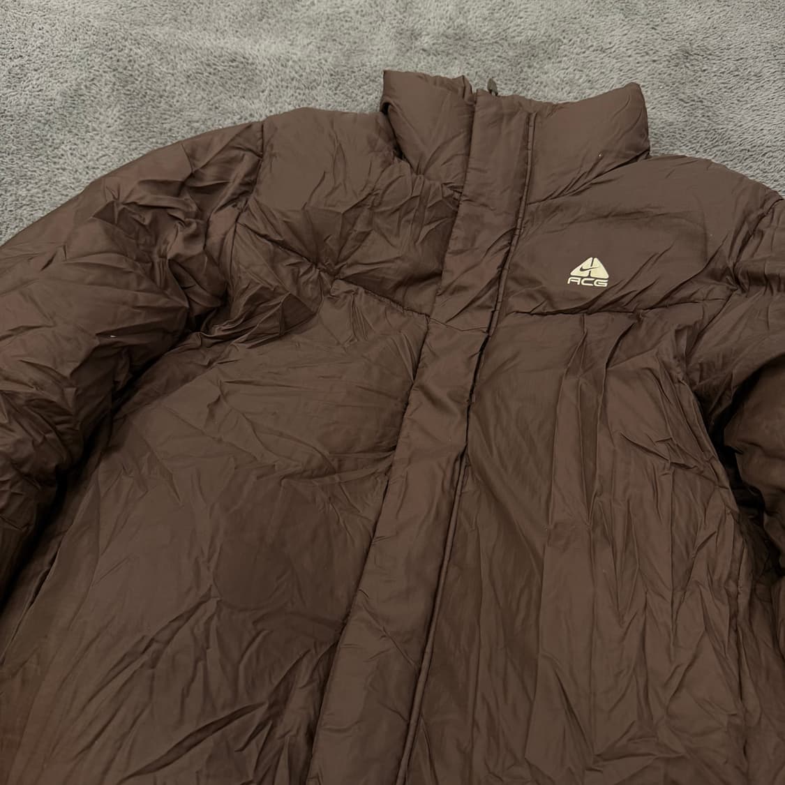 [ 정품/S,95 ] 나이키 ACG 브라운 구스다운 푸퍼 패딩 자켓 상품이미지1