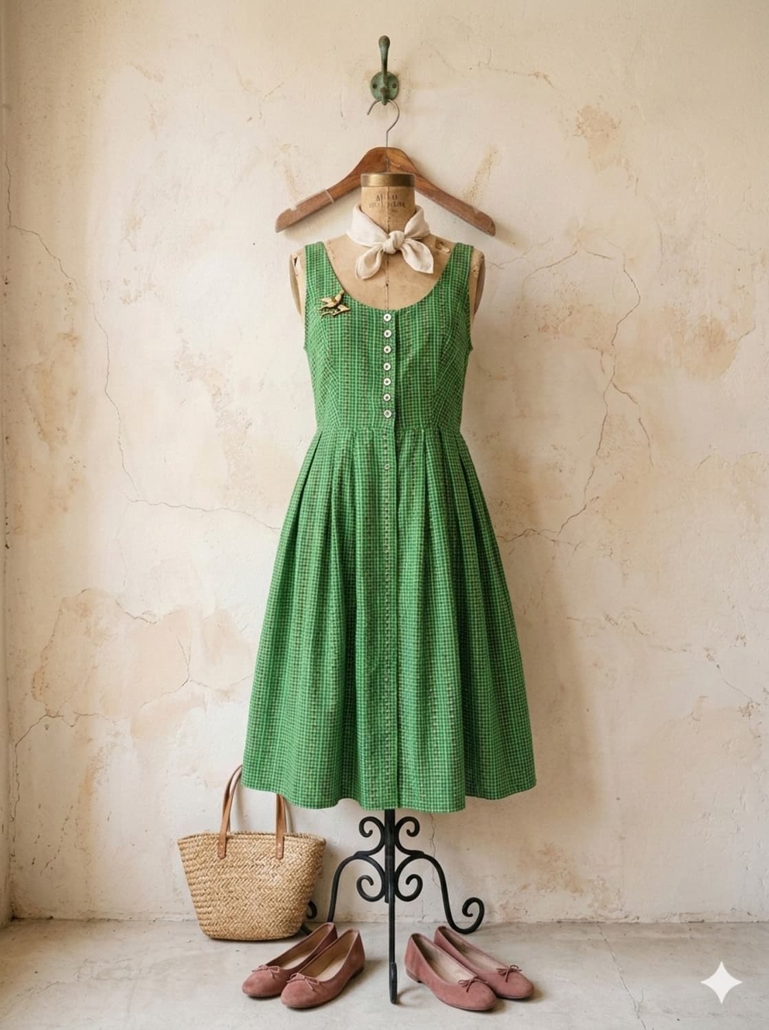 티롤리언 던들 원피스 상품이미지2